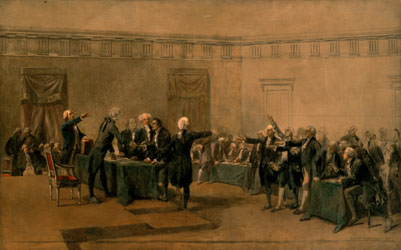 Signing the Declaration of Independence